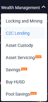 Huobi - C2C Lending