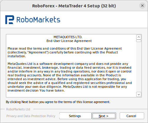 Installing MetaTrader 4 on Linux