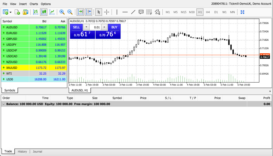 MT4 Web Trading Platform