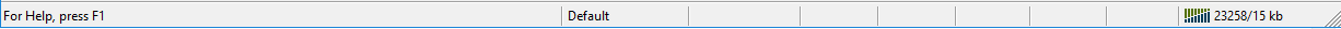 MetaTrader 4 Status Bar