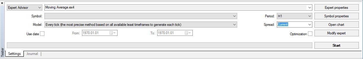 MetaTrader 4 Strategy Tester