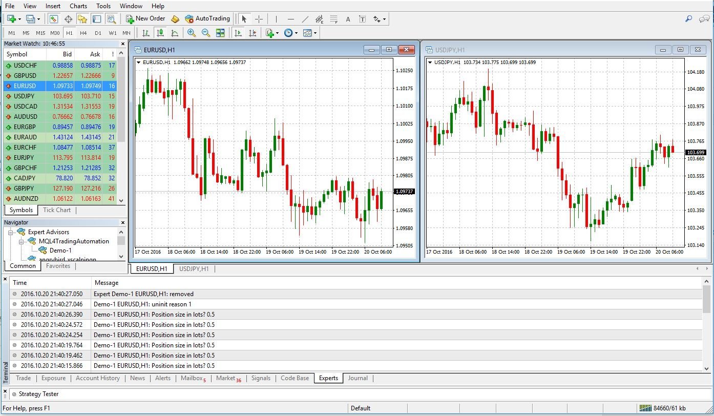 Position Size Calculation with Rounding - Script Output