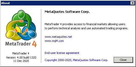 撰写本文时的最新 MetaTrader 4 版本 什么是 MetaTrader 4 交易平台 - 最新版本